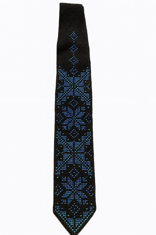 Azraq Tatreez Tie